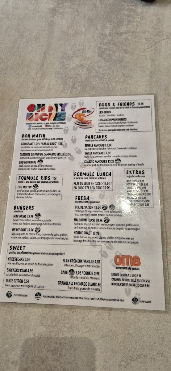 Menu Oh My Biche - Colombier-4